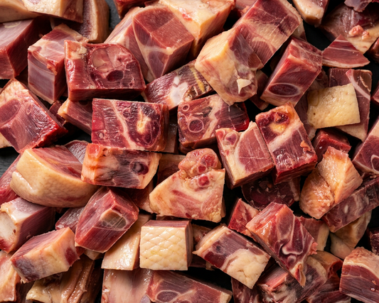 "DUCK" - Cut in Chunks. Sold by the lb.