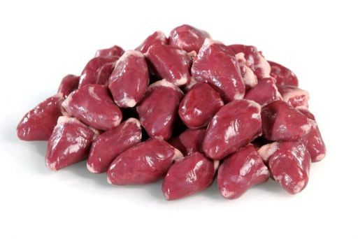 CHICKEN HEARTS / RAW DOG FOOD / obeythepaw.com